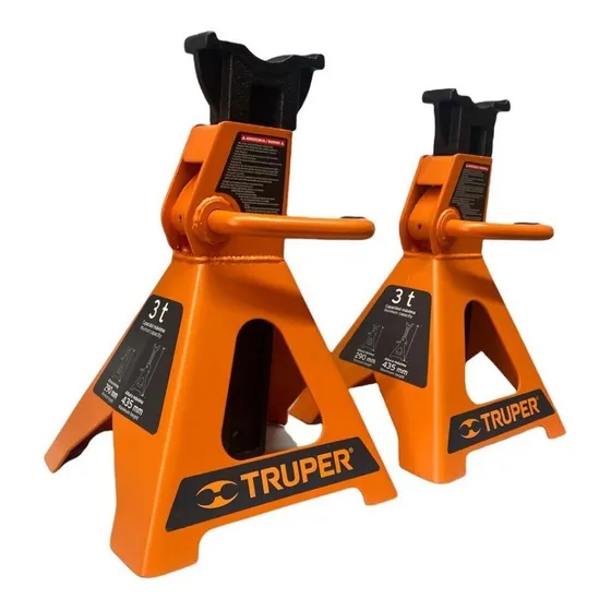 Juego De Torres Bloqueo 3 Ton Autos 2 Piezas Truper