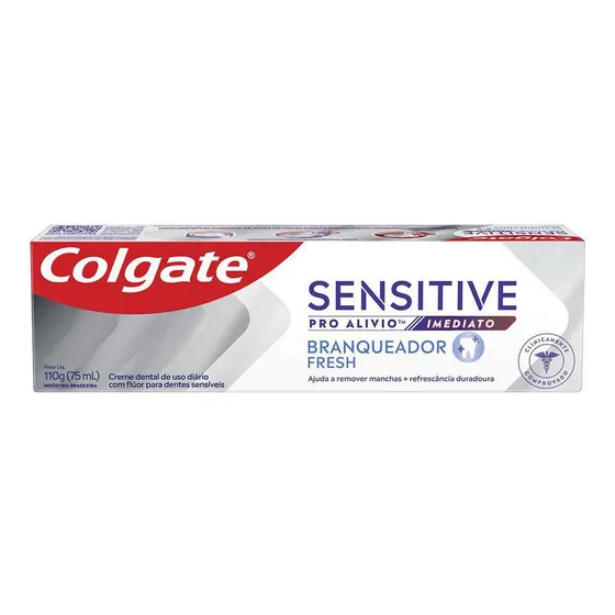 Creme Dental Para Sensibilidade Colgate Sensitive Pro Alívio Real White 110g