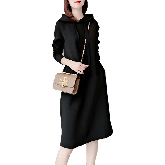 Vestido Sudadera Largo De Mujer
