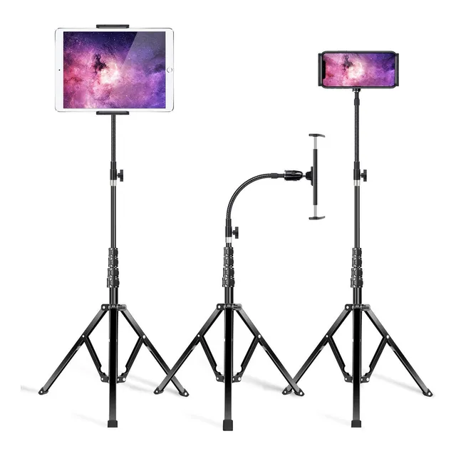 Soporte De Trípode De Ajustable Para Tablet Y Celular 165cm