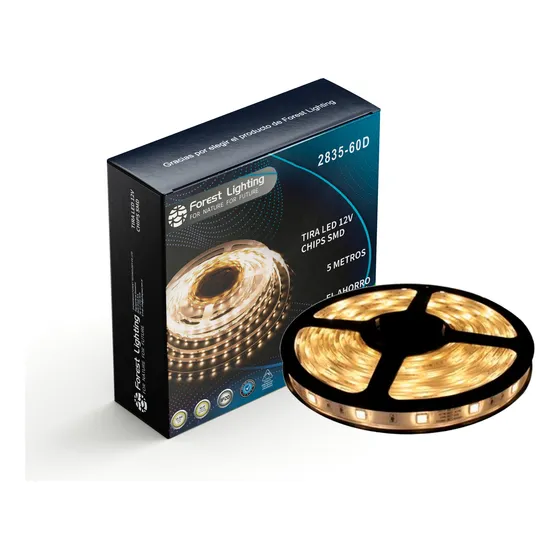 Tira Led Luces Rgb Autoadhesivas Colores 5mts Interior