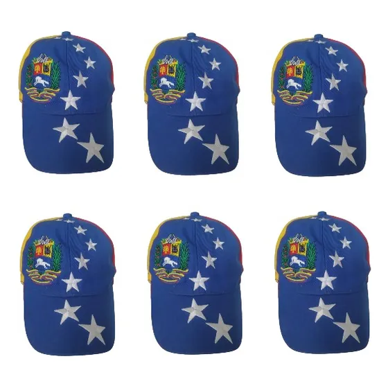 Gorras Tricolor De Venezuela Para Adulto Al Mayor