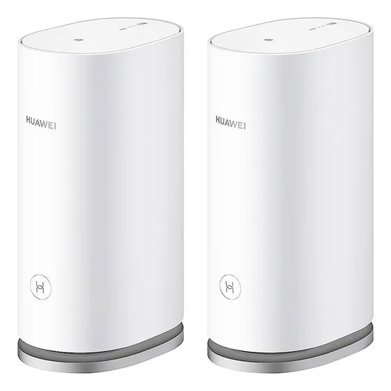 Roteador Wi-fi 6 Plus Huawei Ws8100 Sistema Mesh 3 Gigabit Ax3000 Pack com 2 Unidades Bivolt 110V/220V Cor Branco