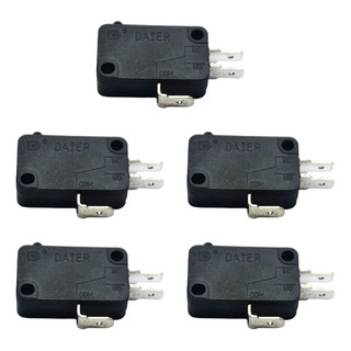 Microswitch Interruptor Puerta Microondas 16a 3 Pin 5 Piezas Microswitch Interruptor Puerta Microondas 16a 3 Pin 5 Piezas