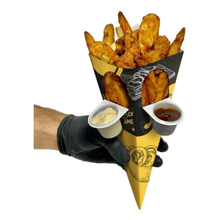 Cono Con Porta Dips/ Crepas, Bonlese, Papas Fritas. 110 Pza Cono Con Porta Dips/ Crepas, Bonlese, Papas Fritas. 110 Pza