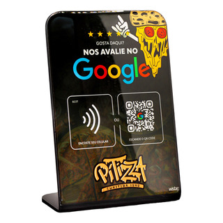 Placa De Avaliação Google Personalizada Com Nfc E Qr Code Placa De Avaliação Google Personalizada Com Nfc E Qr Code