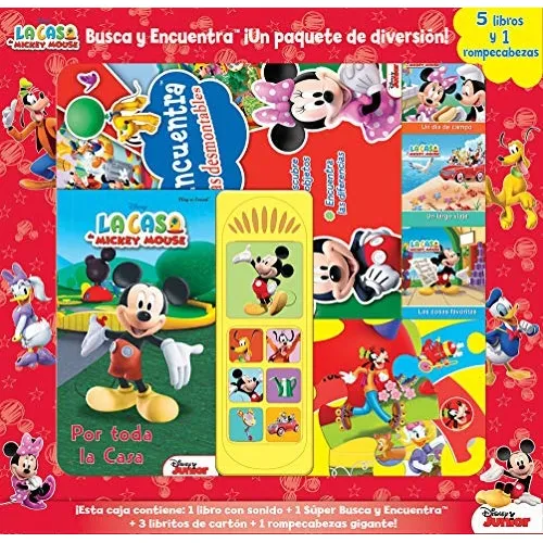 Libros Con Sonidos Kit Mickey- Kit Frozen Busca Y Encuentra