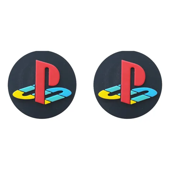 Par De Grips Borracha Silicone Analógico P Xbox One Ps5 Ps4