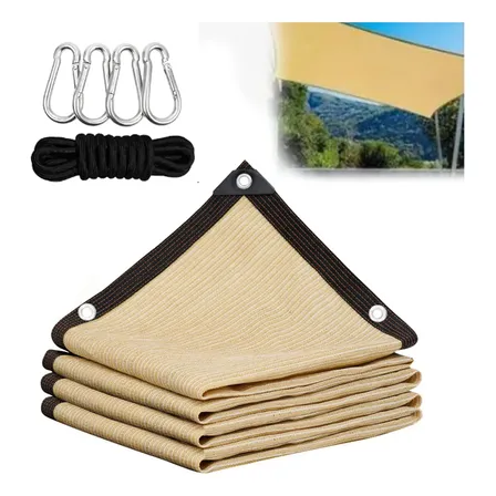 Toldo Tela Sombrite 95% Lona Uv Toldo Para Garagem Proteção Amarelo 5m