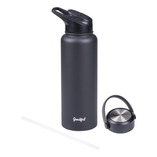 Goodful Botella De Agua Aislada Al Vacío De Doble Pared Con Goodful Botella De Agua Aislada Al Vacío De Doble Pared Con
