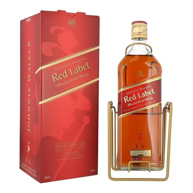 Whisky Botellon Johnnie Walker 3 Litros Con Soporte.