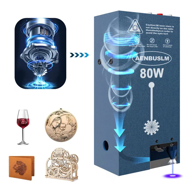 Módulo De Grabador Láser De 80w Con Boquilla De 20mm