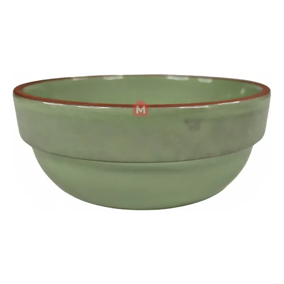 Cazuela Esmaltada Apilable 14 Cm Verde Vintage Guisos Horno