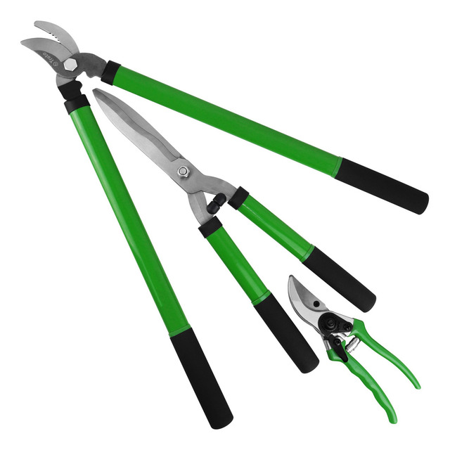 Kit 3 Tesouras Poda Jardim Cerca Viva Jardinagem Tcut3 Trato Kit 3 Tesouras Poda Jardim Cerca Viva Jardinagem Tcut3 Trato