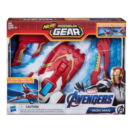 Marvel Avengers Nerf Kit Iron Man Con Dardos Marca Hasbro