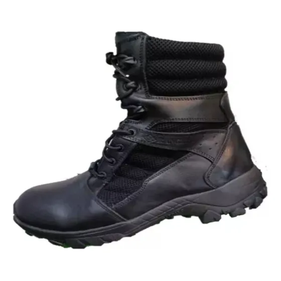Botas Tacticas Negras Ranger Us Importadas Cierre Lateral