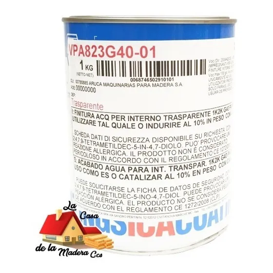 Poliuretano Italiano Parquet Ica Base Agua Satinado 1 Litro