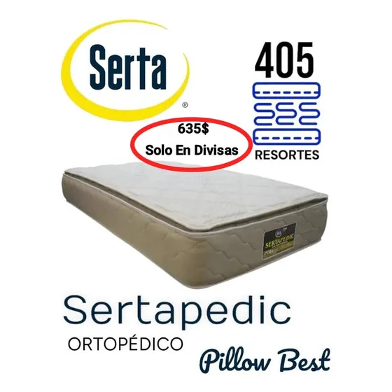 Colchón Sertapedic Semi-ortopédico King 200x200x34