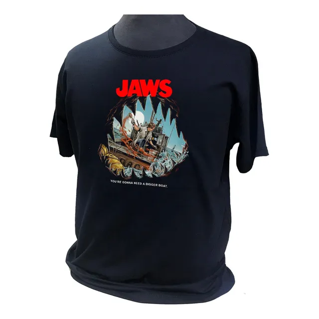 Remera De Pelicula Tiburon Jaws Poster