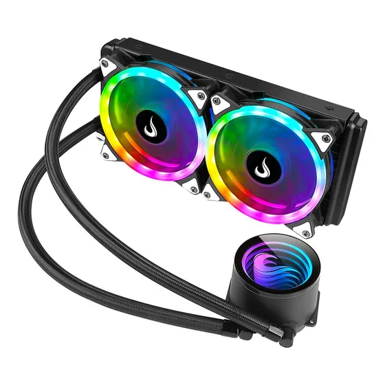 Water Cooler Gamer Rise Mode Argb Intel/amd 240mm Preto