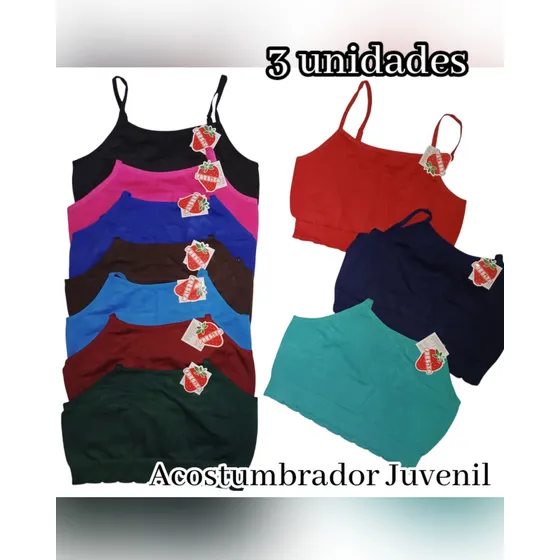 Tops Acostumbrador De Niña (3 Unidades)