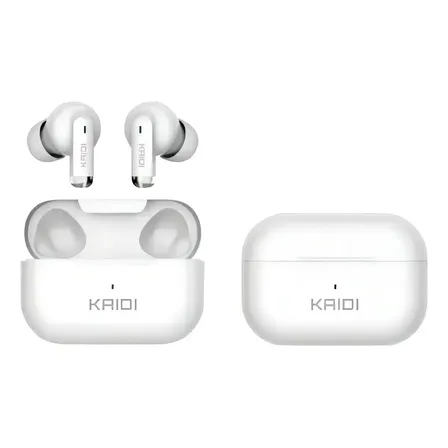 Fone Bluetooth 5.4 Sem Fio Tws Kaidi Kd780 Graves Potentes Branco