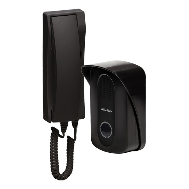 Porteiro Eletrônico Interfone Residencial Protection Pt-270 Cor Preto/preto 127/220v Porteiro Eletrônico Interfone Residencial Protection Pt-270 Cor Preto/preto 127/220v