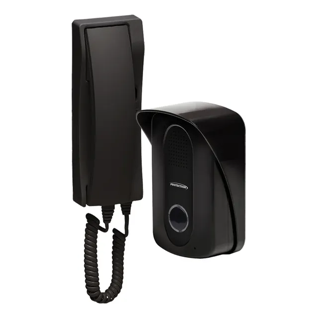 Porteiro EletrĂŽnico Interfone Residencial Protection Pt-270 Cor Preto/preto Porteiro EletrĂŽnico Interfone Residencial Protection Pt-270 Cor Preto/preto
