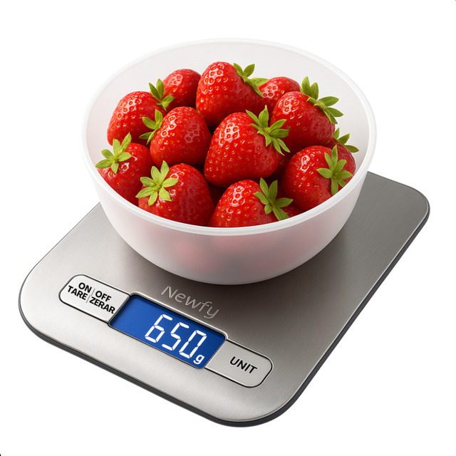 Balança Cozinha De Precisão Digital Newfy 1g A 10kg Para Pesar Alimentos Comida Fit C/ Alt...