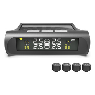 Monitor De Presión De Neumáticos Inalámbrico Solar Tpms Monitor De Presión De Neumáticos Inalámbrico Solar Tpms