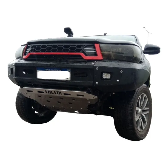 Bumper Paragolpes Reforzado Negro Toyota Hilux 2005+ 2016+