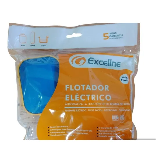 Flotante Eléctrico Para Tanques O Cisternas Marca Exceline.