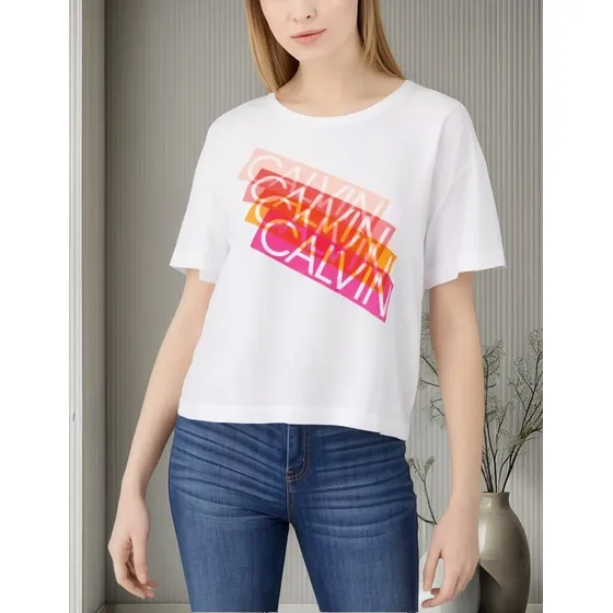 Remera Calvin Klein Mujer Premium Original Con Etiqueta