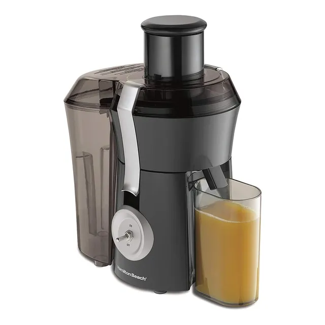 Extractor de jugos Hamilton Beach Big Mouth 67650 gris con accesorios