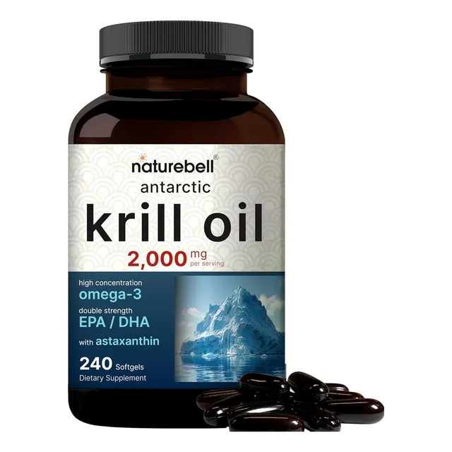 Krill Oil 180 Capsulas 4veces +concentrado Dha-epa.