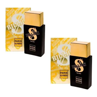 Kit Com 2 Perfume Billion Masculino Paris Elysees 100 Ml Kit Com 2 Perfume Billion Masculino Paris Elysees 100 Ml