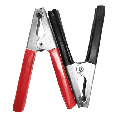Par Garra Jacaré 600ah Para Chupeta Ponte Bateria Automotiva Par Garra Jacaré 600ah Para Chupeta Ponte Bateria Automotiva