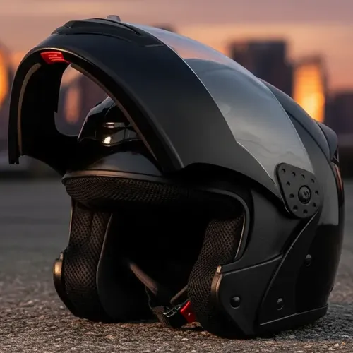 Capacete Mixs Gladiator Neo Brilhante Moto Robocop | Parcelamento