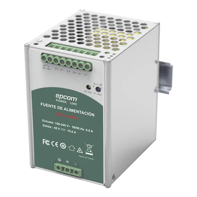 Fuente De Poder 48 Vcc @ 10 A Industrial Función Relay Vcc