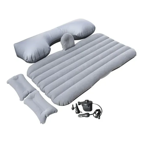 Colchoneta Inflable 2 Plazas , Inflador , 2 Almohadas Carro