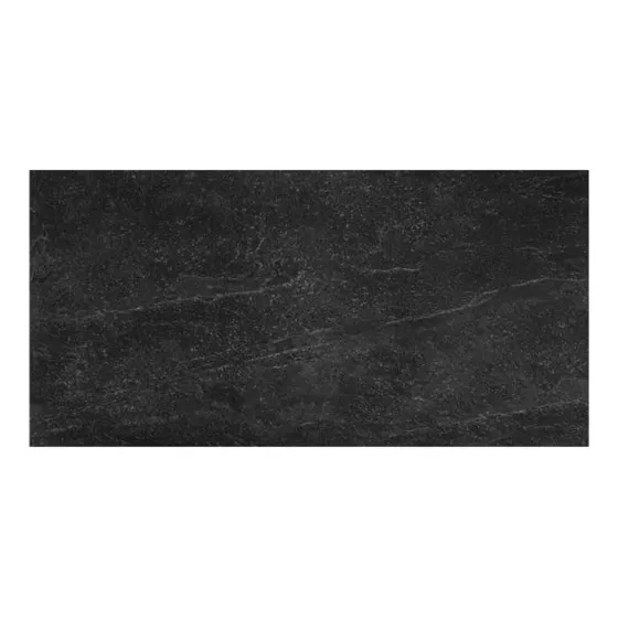 Disu Porcelanato Español Slaretock 30x60 Negro Mate Rústico
