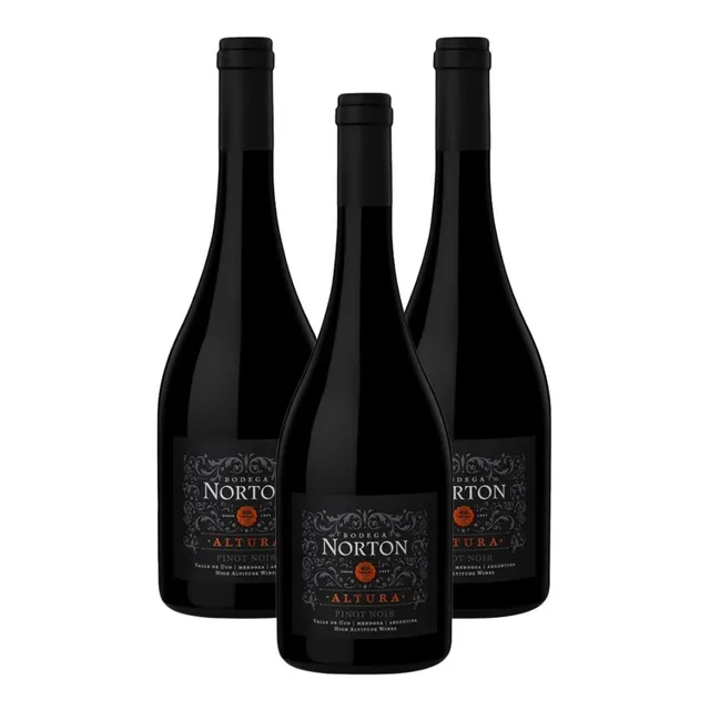 Kit Com 03 Un  Vinho Norton Altura Pinot Noir 750ml 