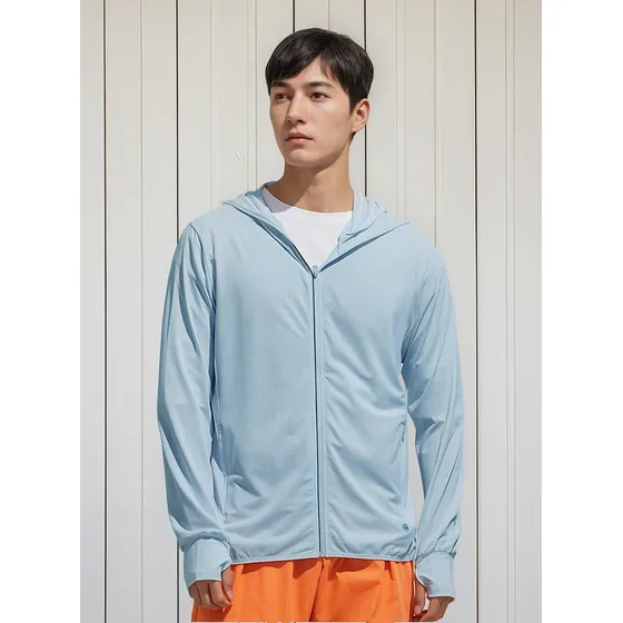 Chaqueta Deportiva Largo Ropa Con Viento Protección Solar