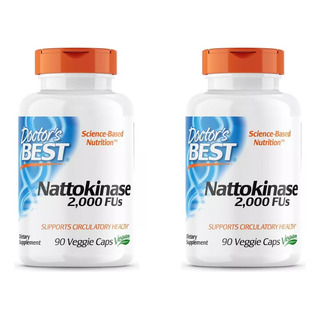 Doctor Best Nattokinase 2000 Fu 90un Pack Com 2 Doctor Best Nattokinase 2000 Fu 90un Pack Com 2