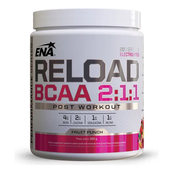 Reload Bcaa 220 Grs Ena Sport Post Work Recuperacion