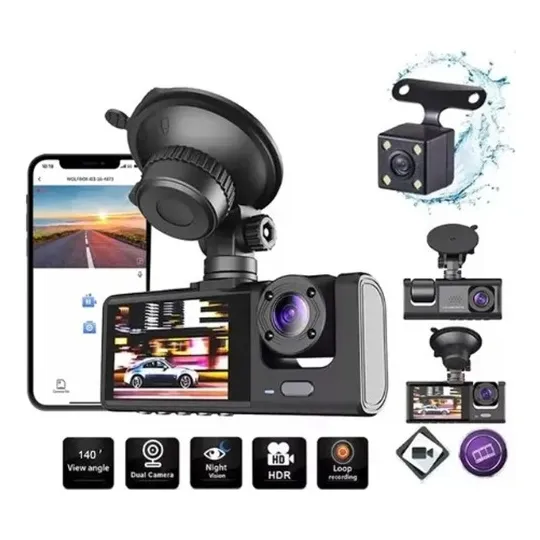 Dashcamera Hd1080p+app+wifi Cámara Para Automovil Accesorio