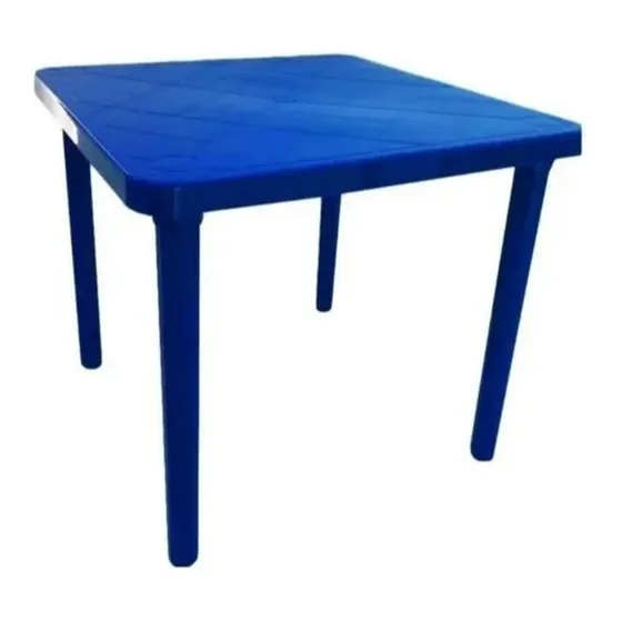 Mesa Duraplas Cuadrada Plástica 80x80 Cm Duraplas H0064
