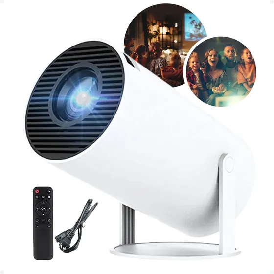 Projetor 4k Portátil Smart Android Wi-fi Mini 110/220v Hdmi