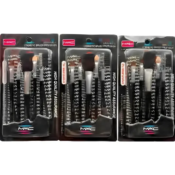Set De Brochas Max Para Maquillaje X 5pcs