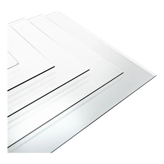 Placa Transparente Cristal Simil Acrilico 1.22x1.22mt 1mm